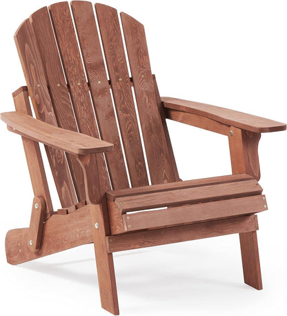 Oversize Outdoor Folding Adirondack Chair, Patio Chair For Garden