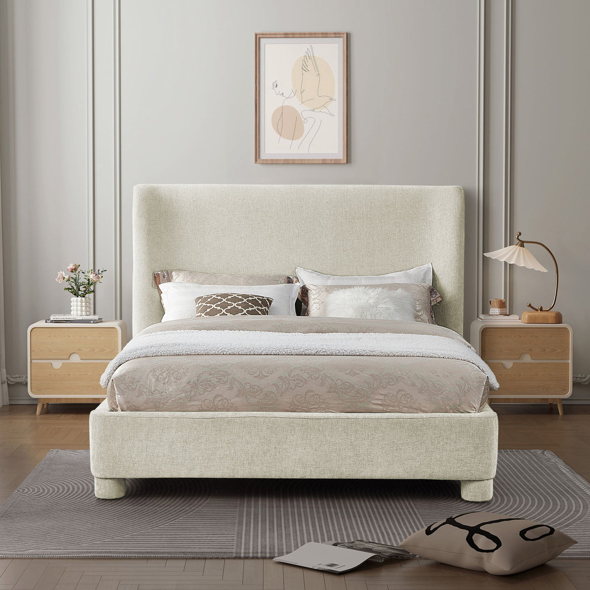 Penny - Chenille Fabric Bed
