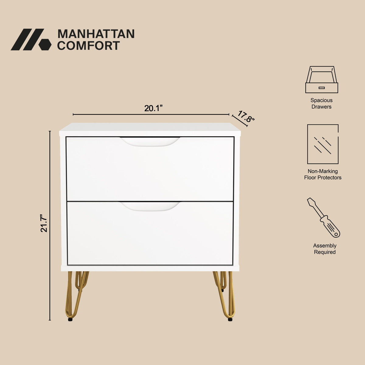 Manhattan Avira - Nightstand