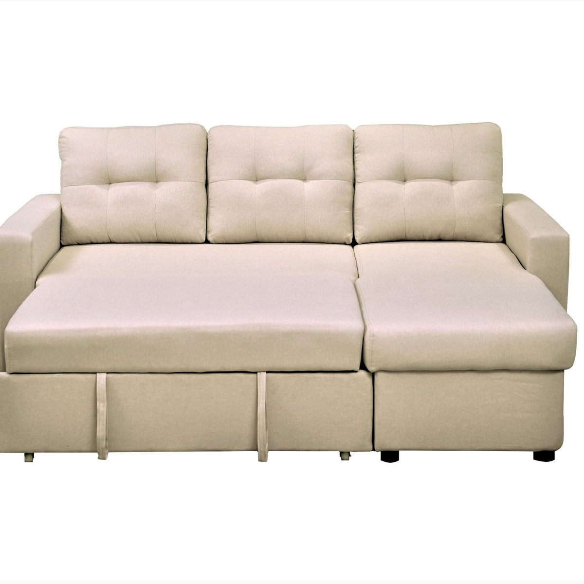 Convertible L Shaped Sectional Sleeper Sofa Bed, Saving Pull Out Couch