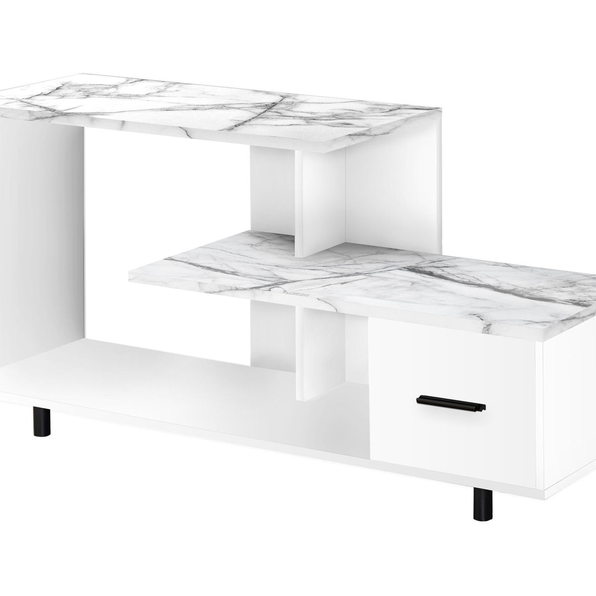 TV Stand, Console, Media Entertainment Center, Storage Drawer, Contemporary