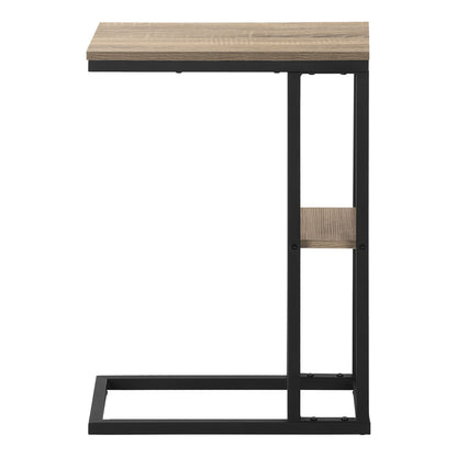 Accent Table, C - Shaped, Marble Look Contemporary & Modern Convenient Design