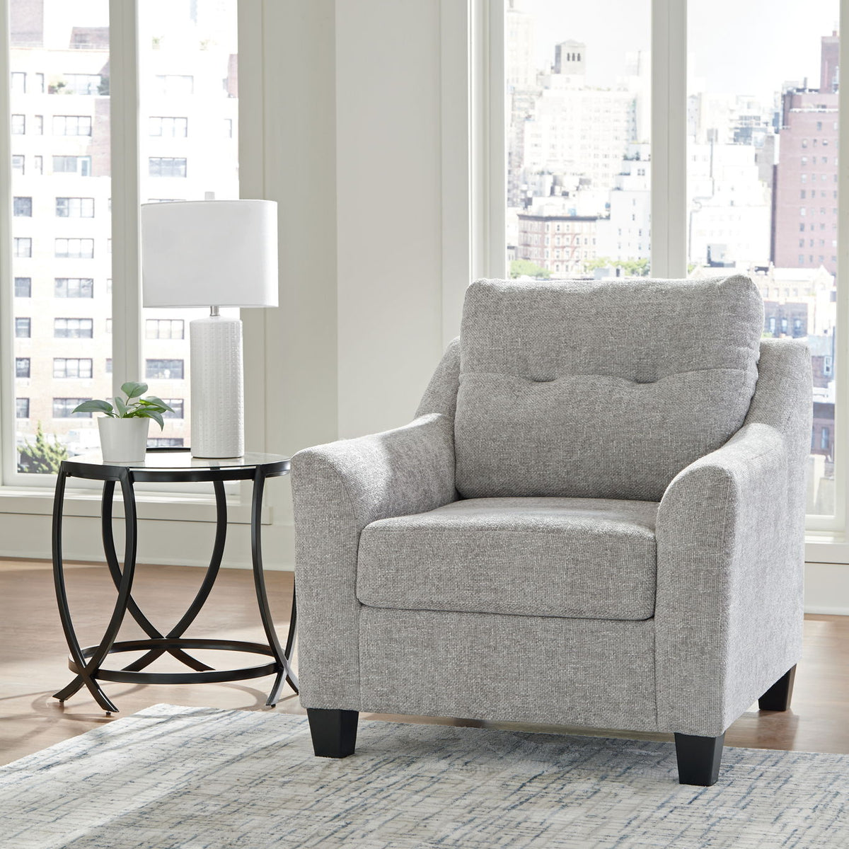 Keenelynn - Chair - Nickel