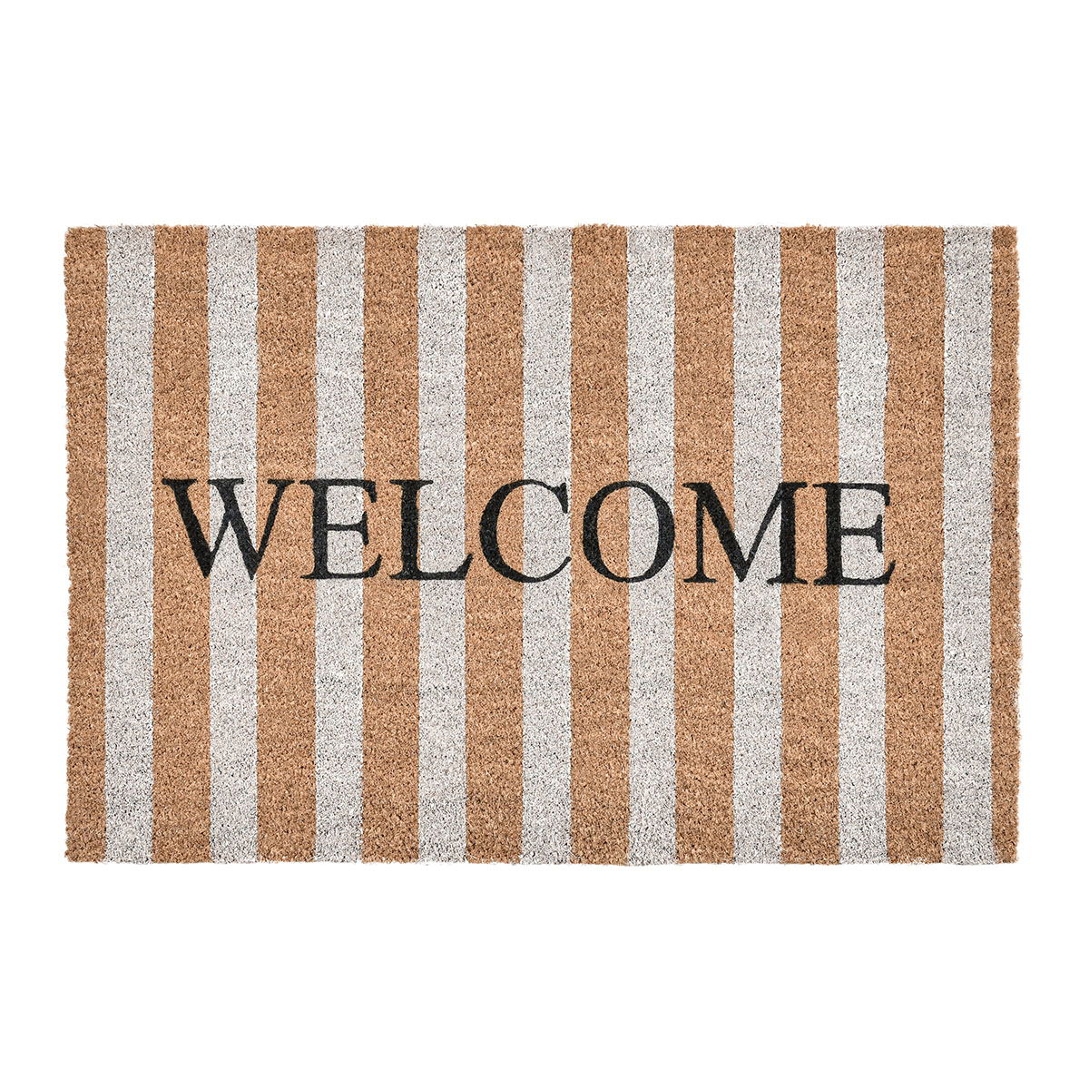 Doormats - Striped Welcome Doormat