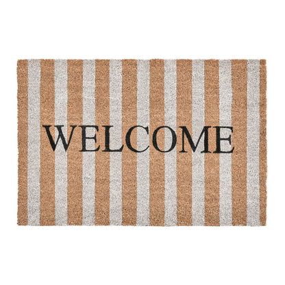 Doormats - Striped Welcome Doormat