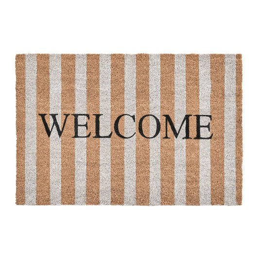 Doormats - Striped Welcome Doormat