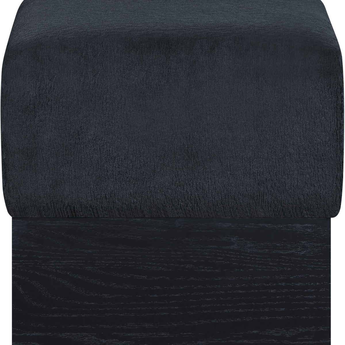 Havre - Ottoman / Stool With Black Base