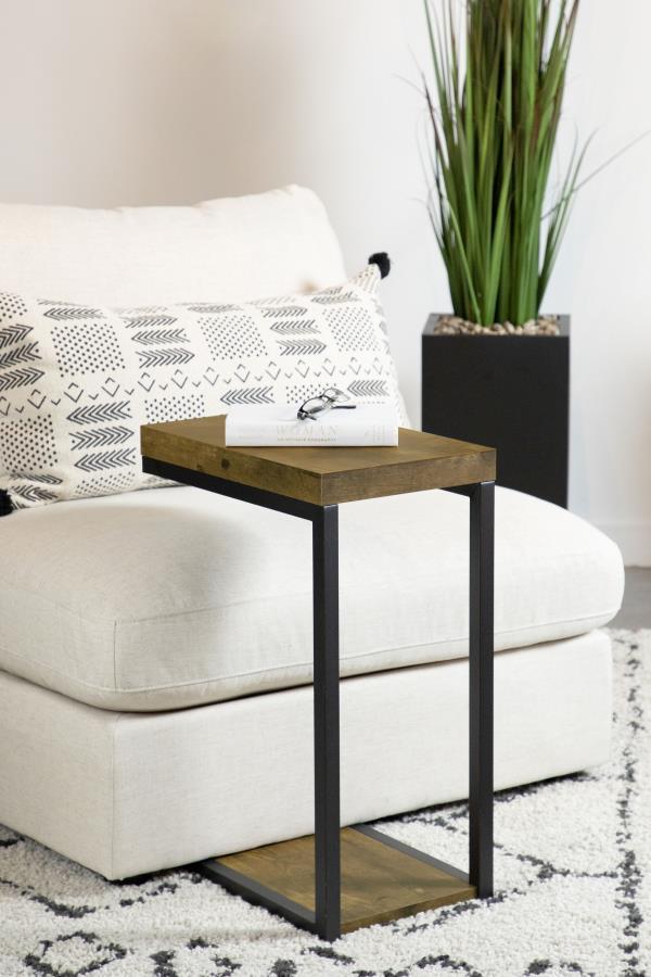 Beck - Engineered Wood C-Shape Sofa Side Table