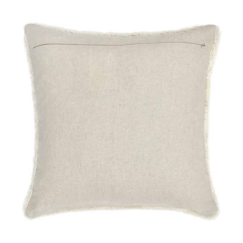 Renewed - 22" x 22" RN Mercer Pillow - Ivory