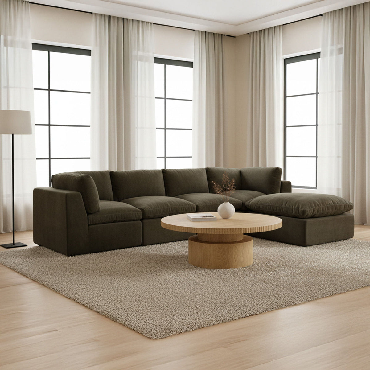 Leigh - Coffee Table - Brown