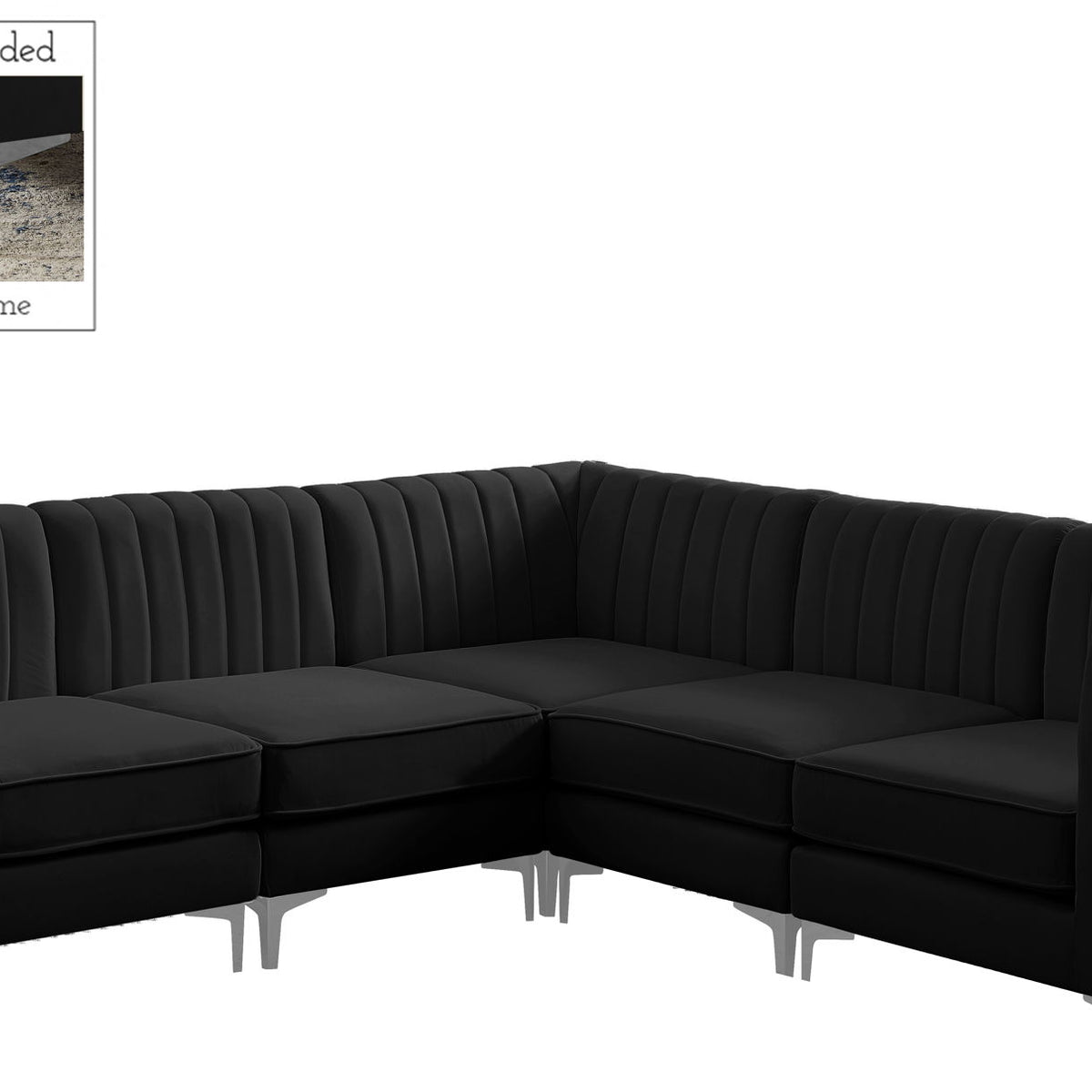 Alina - 5 Piece Modular Corner Sectional