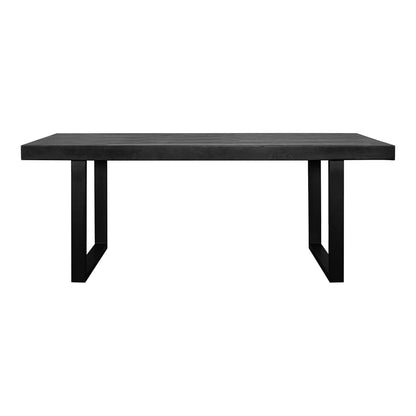 Jedrik - Outdoor Dining Table Large - Black - Concrete