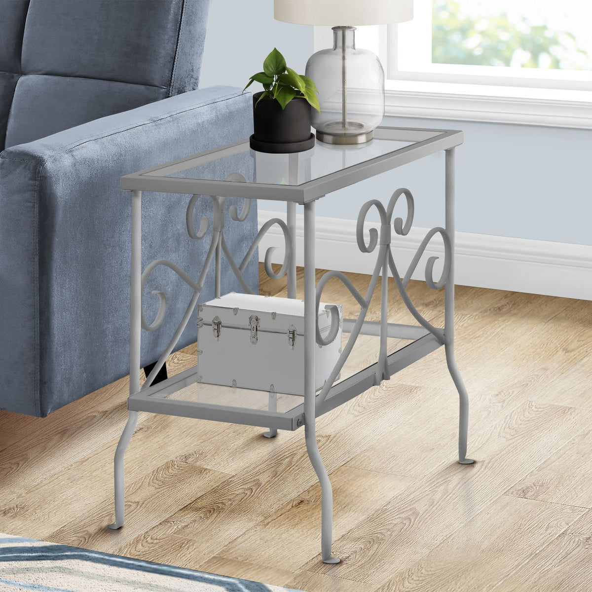 Elegant Design Accent Table, Side Traditional
