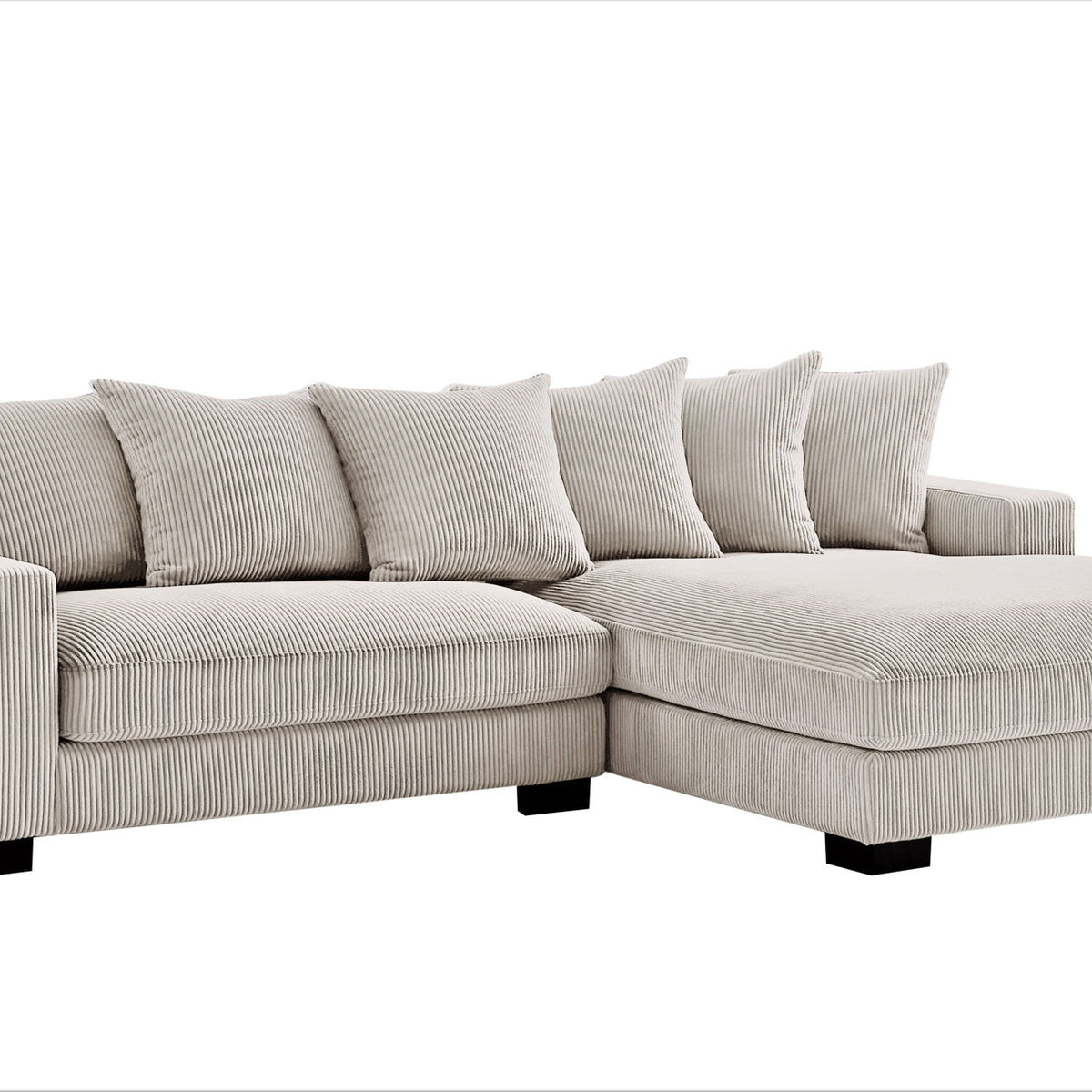 Luxe - Oversized 2 Piece Sectional Couches For Living Room, L Shaped Sofa With Chaise