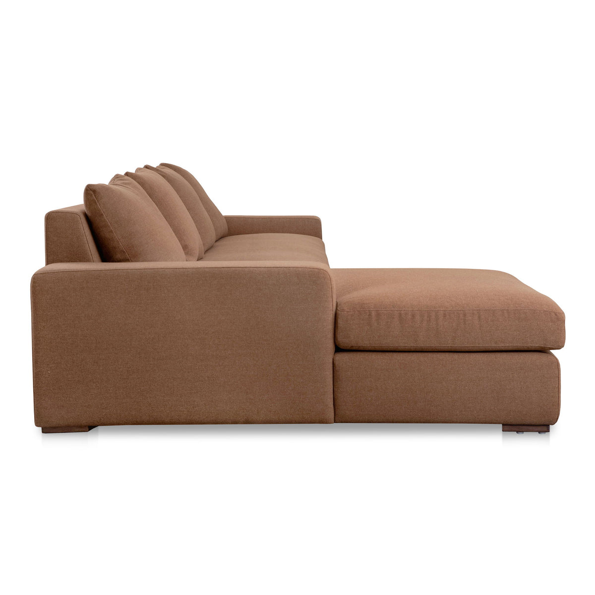 Thomas - Left Sectional - Rust