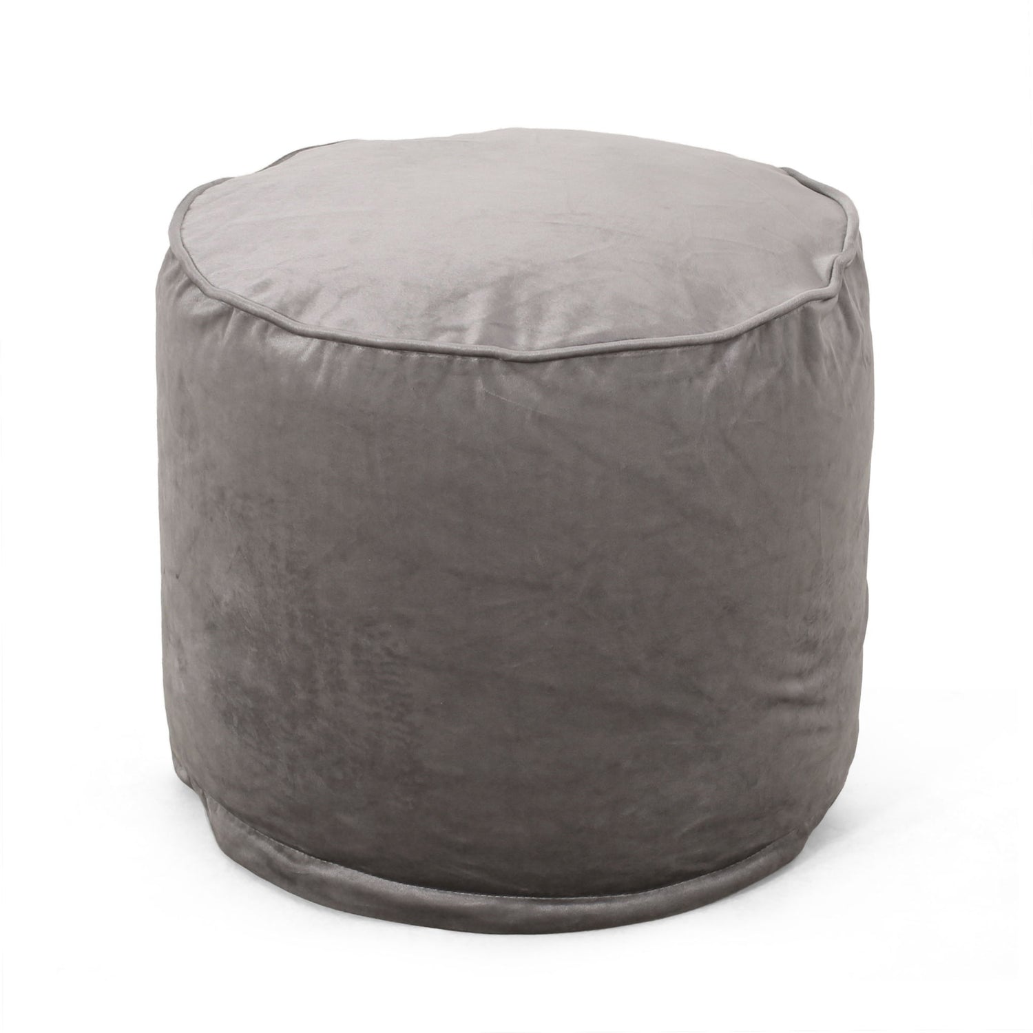 Shimon - Cylinder Pouf Ottoman And Floor Cushion