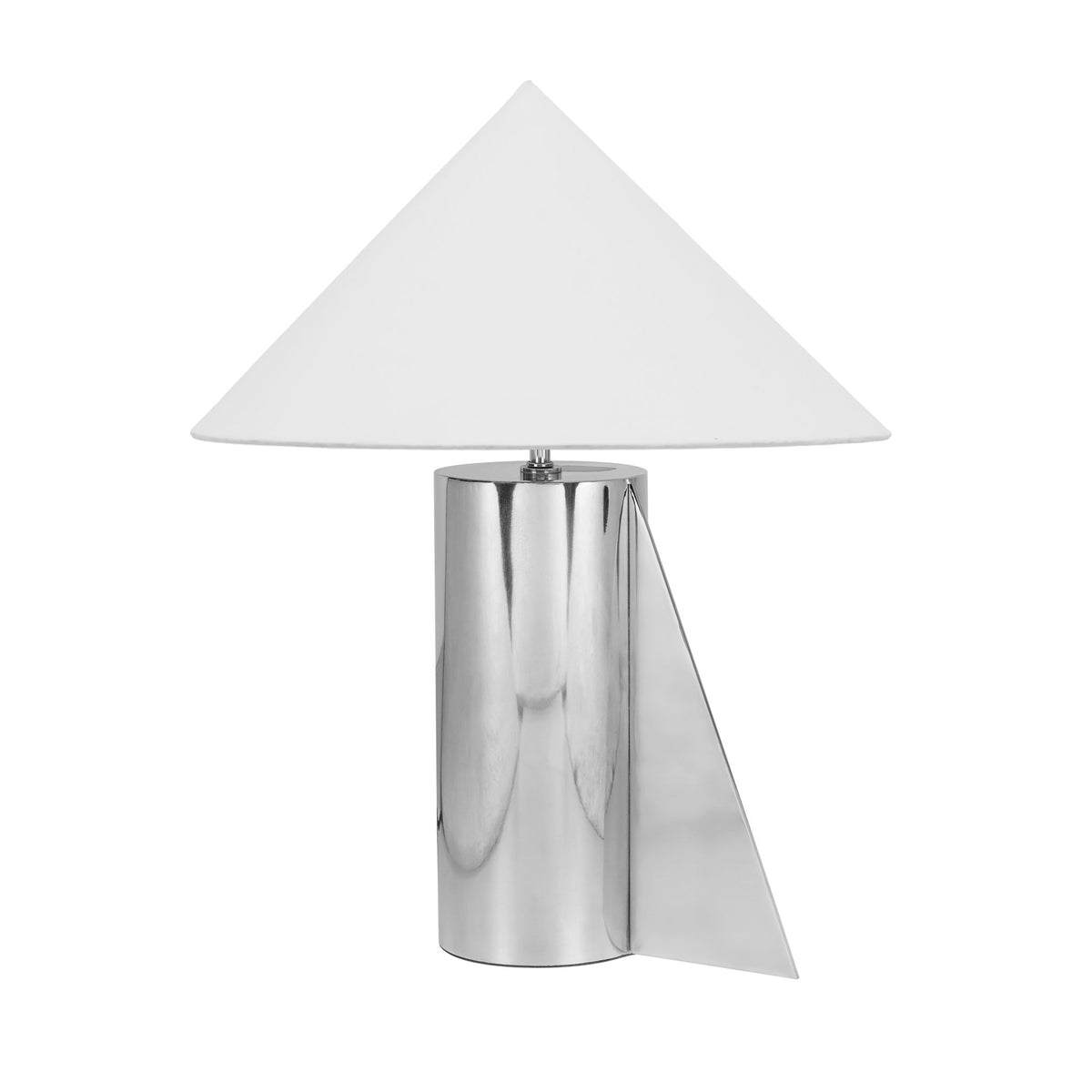 Geo - Angled Table Lamp - Chrome