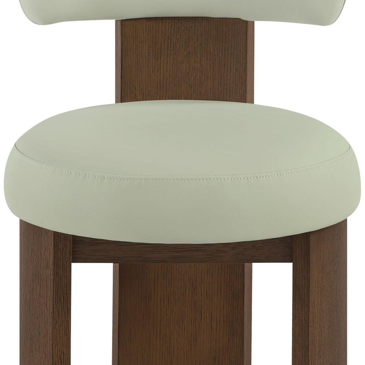Atelier - Vegan Leather Upholstered Dining Chair (Set of 2) - Painted Brown Frame