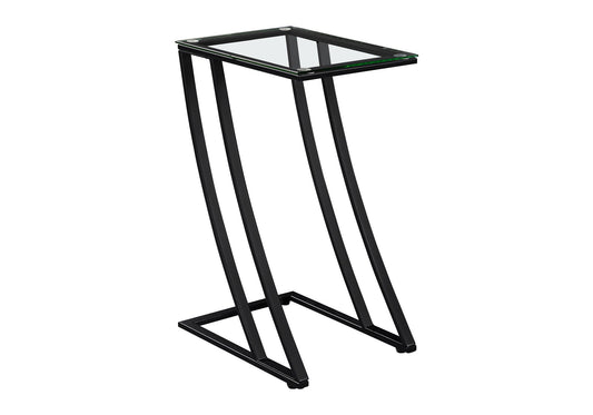 Accent Table, C - Shaped, Sturdy Construction, Contemporary & Modern