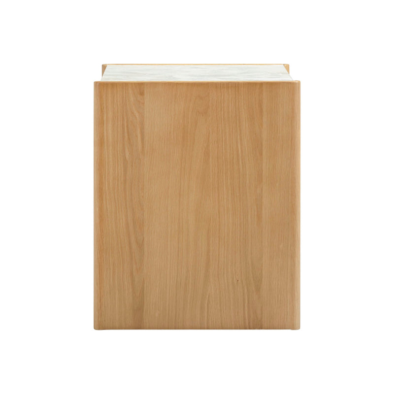 Paige - 2-Drawer Nightstand - Natural Oak