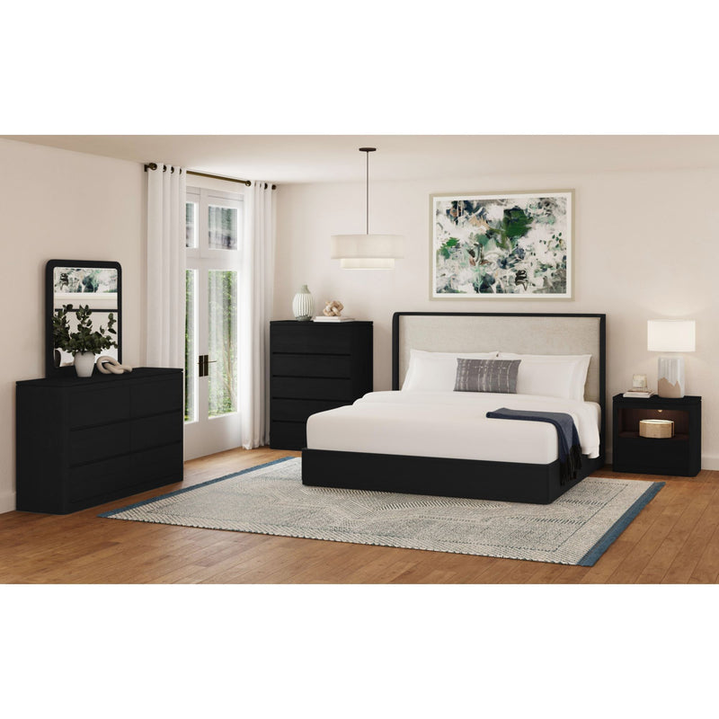 Rosalie - Nightstand With USB And LED