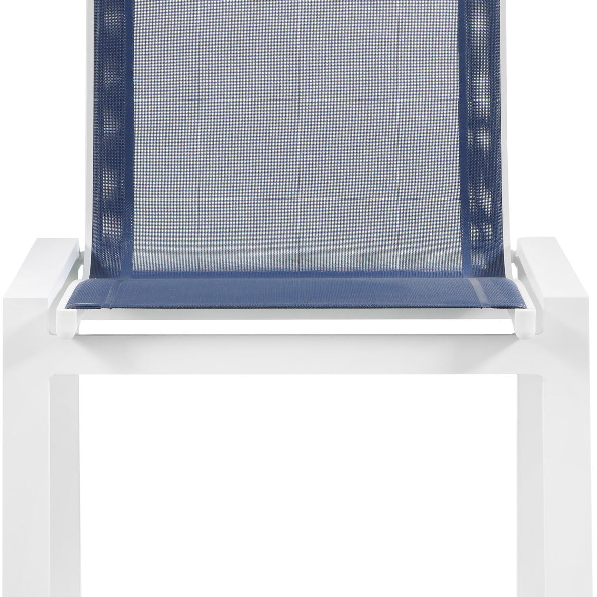 Nizuc - Outdoor Patio Dining Chair With White Frame (Set of 2)