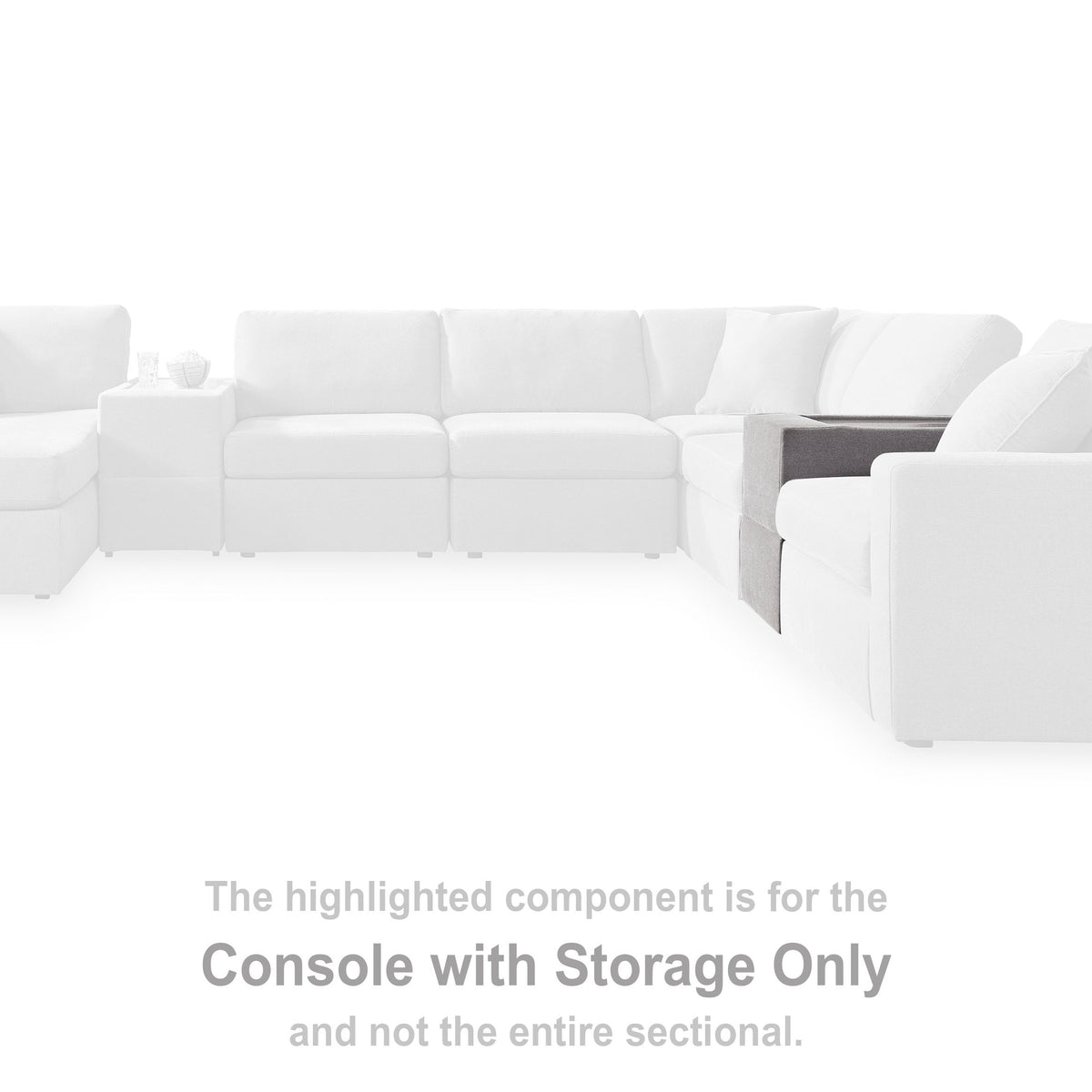 Modmax - Granite - Console With Storage