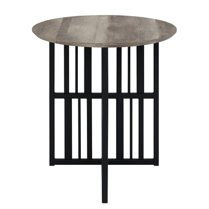 Zudora - End Table - Black / Oak