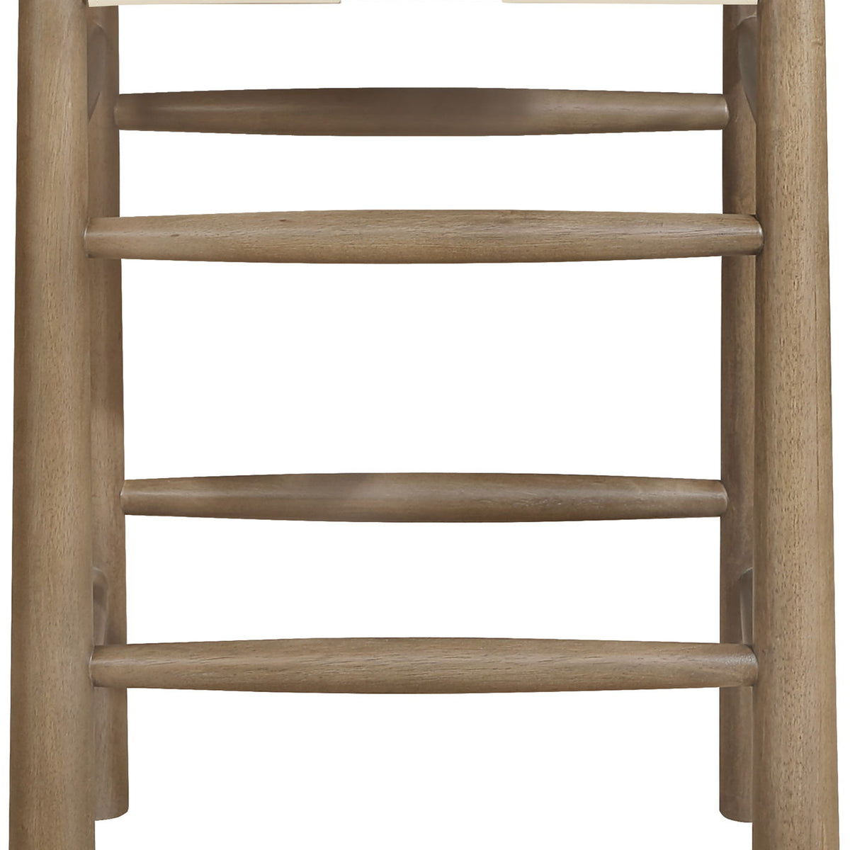 Santos - Backless Counter Stool With Stained Brown Base