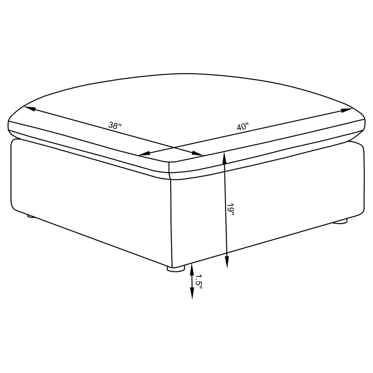 Coaster Furniture Hobson Modular Sectional Sofa