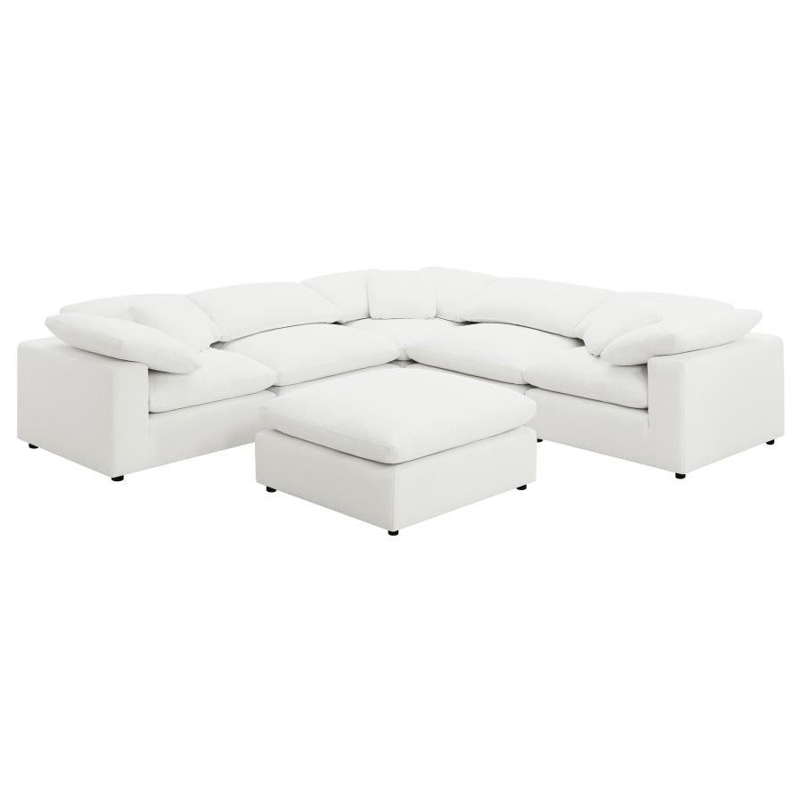 Coaster Furniture Raleigh Boucle Upholstered Modular Sectional