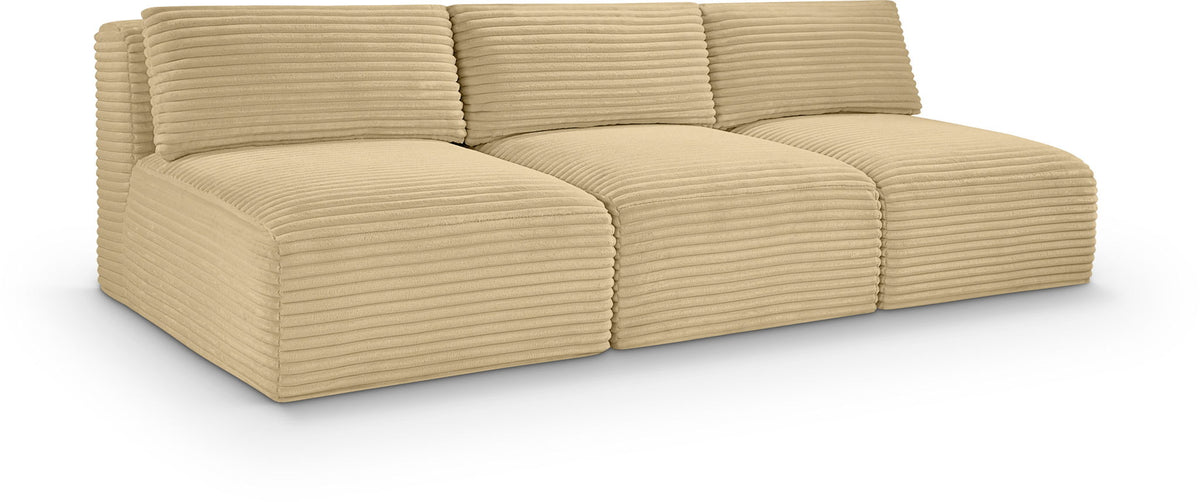 Shaggy - 3 Seat Modular Armless Sofa