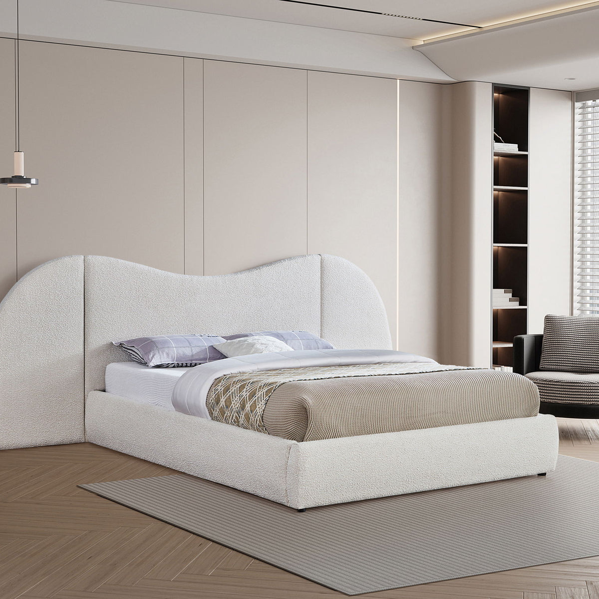 Everest - Boucle Fabric Bed