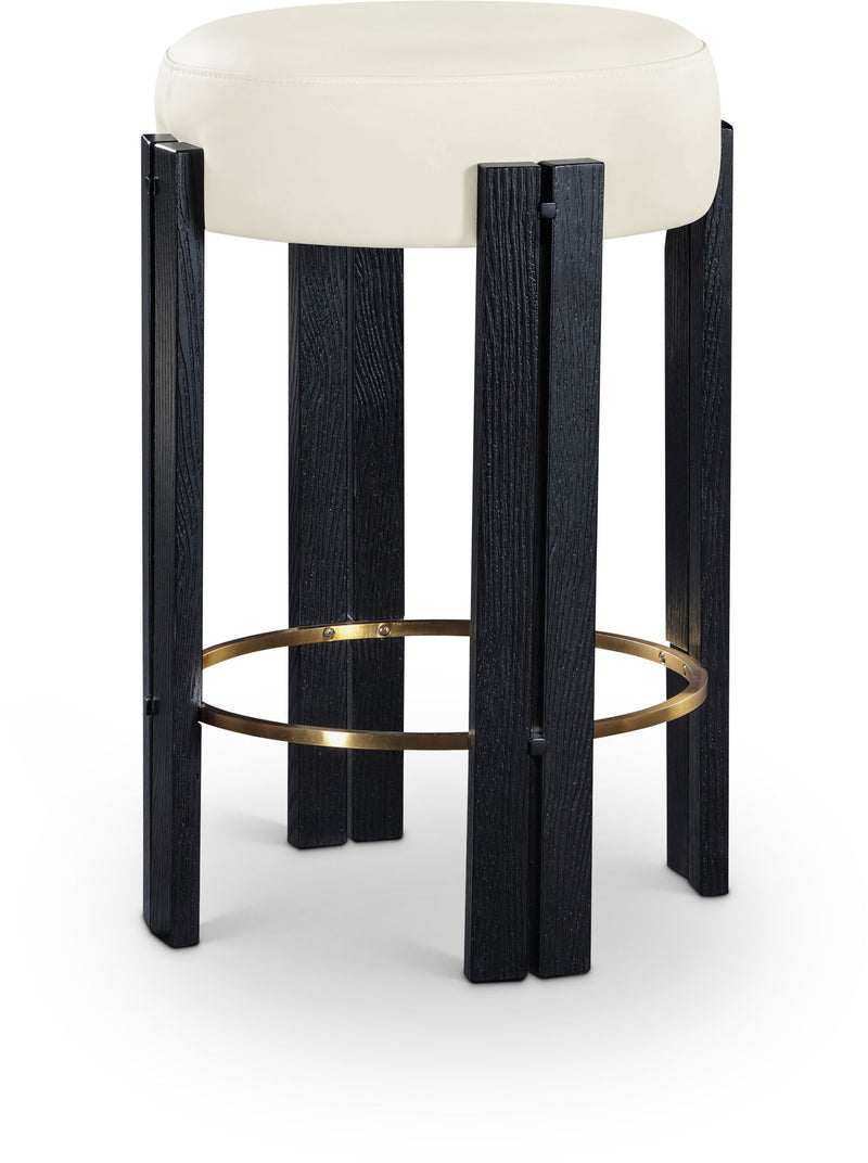 Harrison - Counter Stool With Black Legs