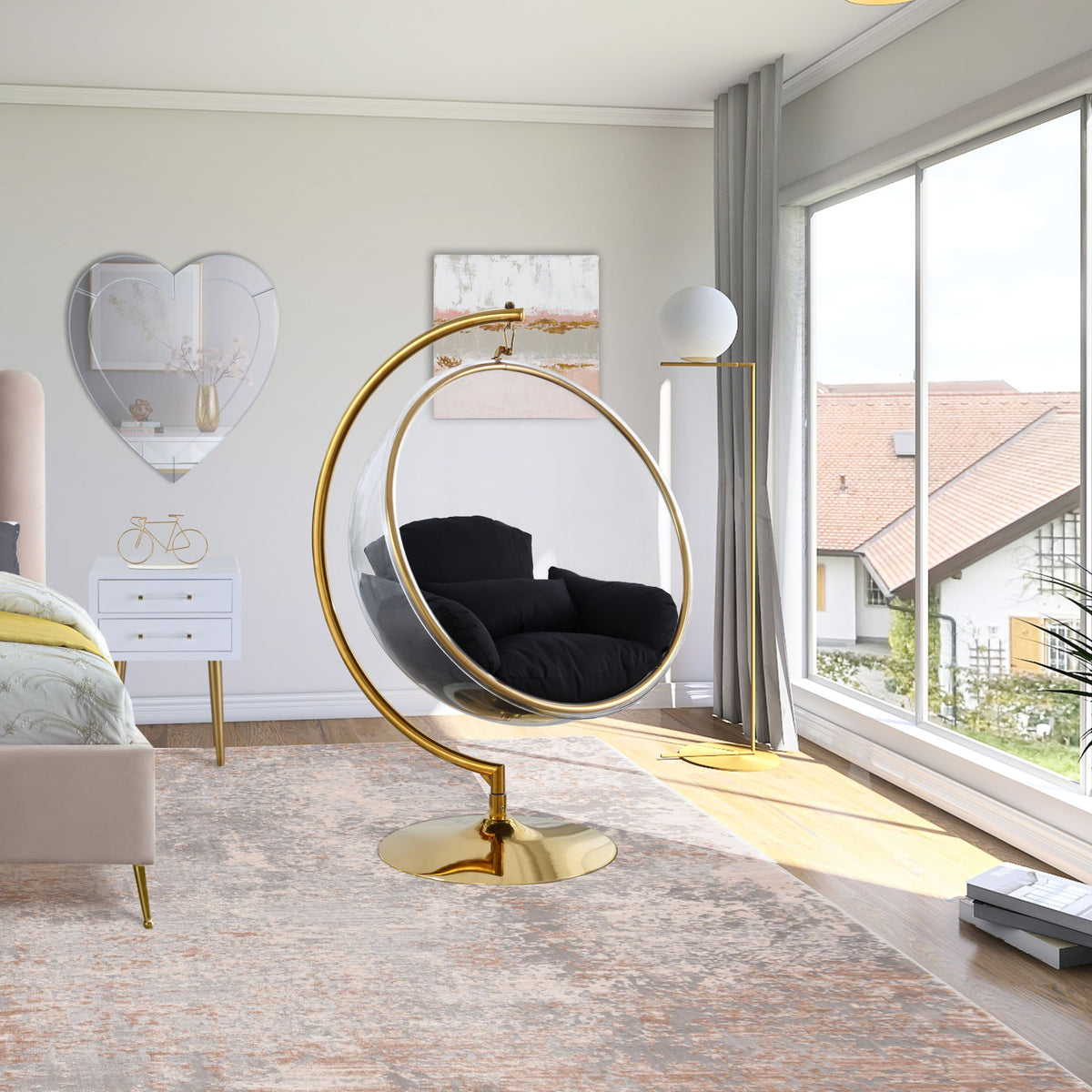 Luna - Swing Bubble Accent Chair