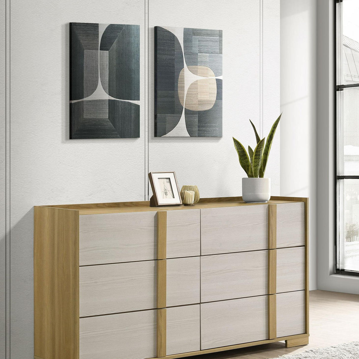 Hyland 6-drawer Dresser Natural