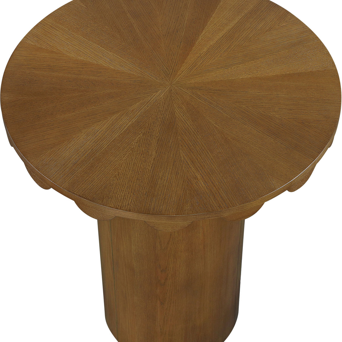 Dahlia - Solid Wood And Natural Cane Table
