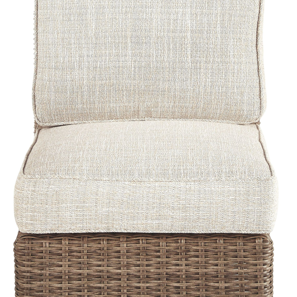 Beachcroft - Beige - Armless Chair w/Cushion