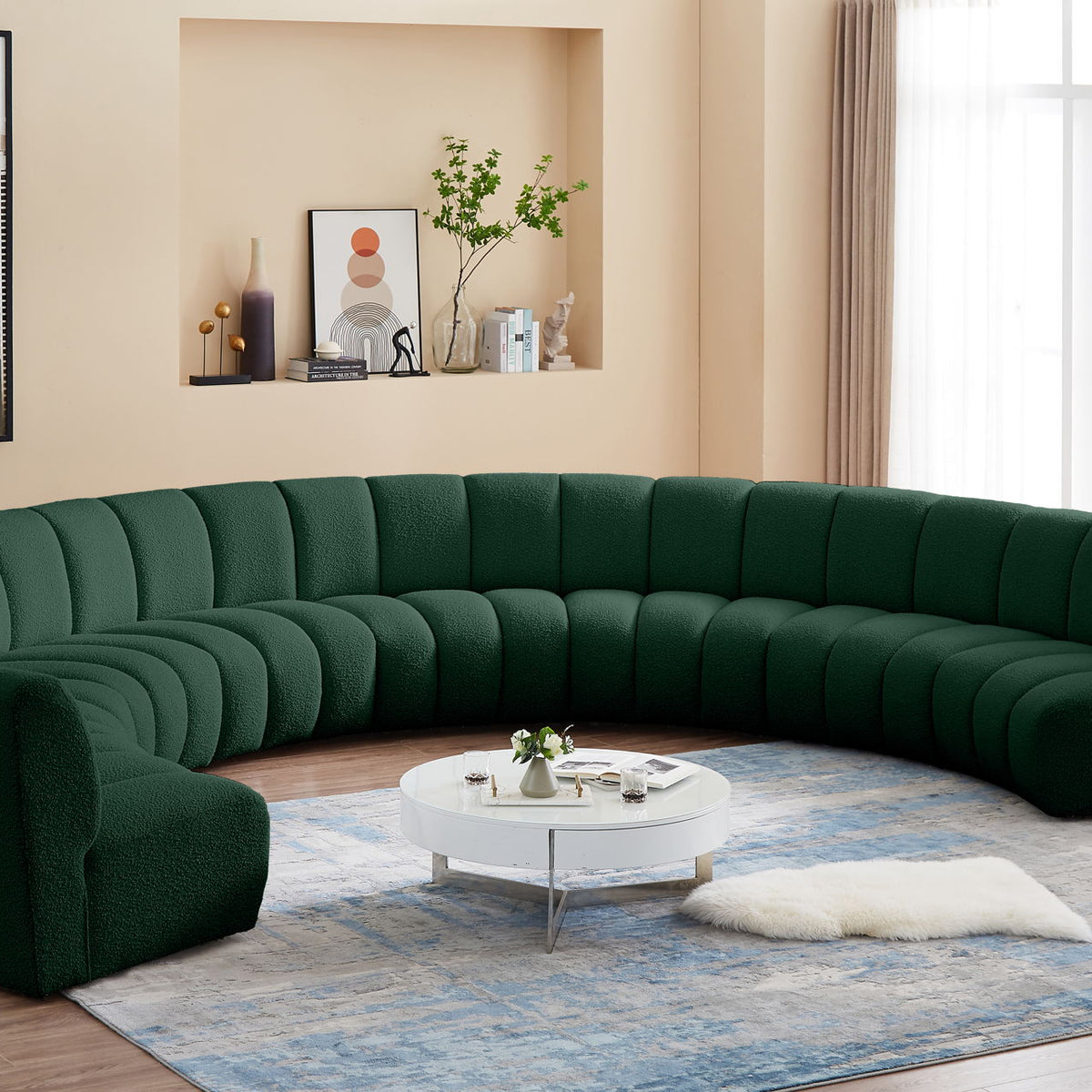 Infinity - 8 Piece Boucle Modular Sectional