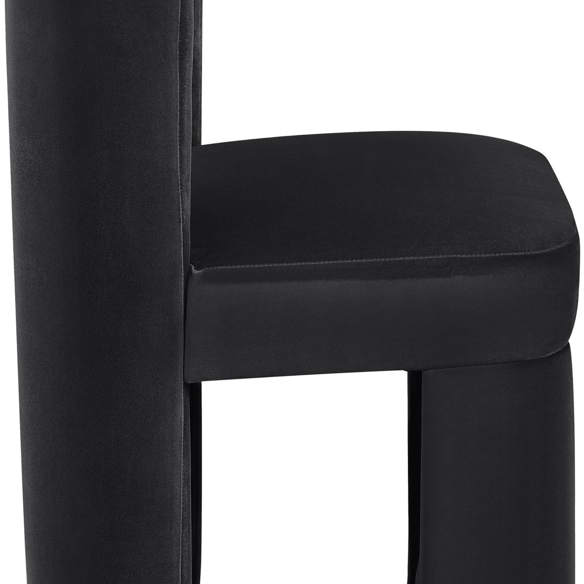 Zuno - Velvet Performance Fabric Upholstered Dining Chair (Set of 2)