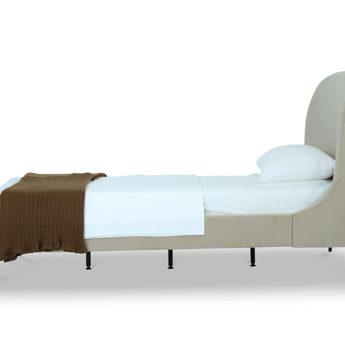 Manhattan Heather - Bed With Black Legs