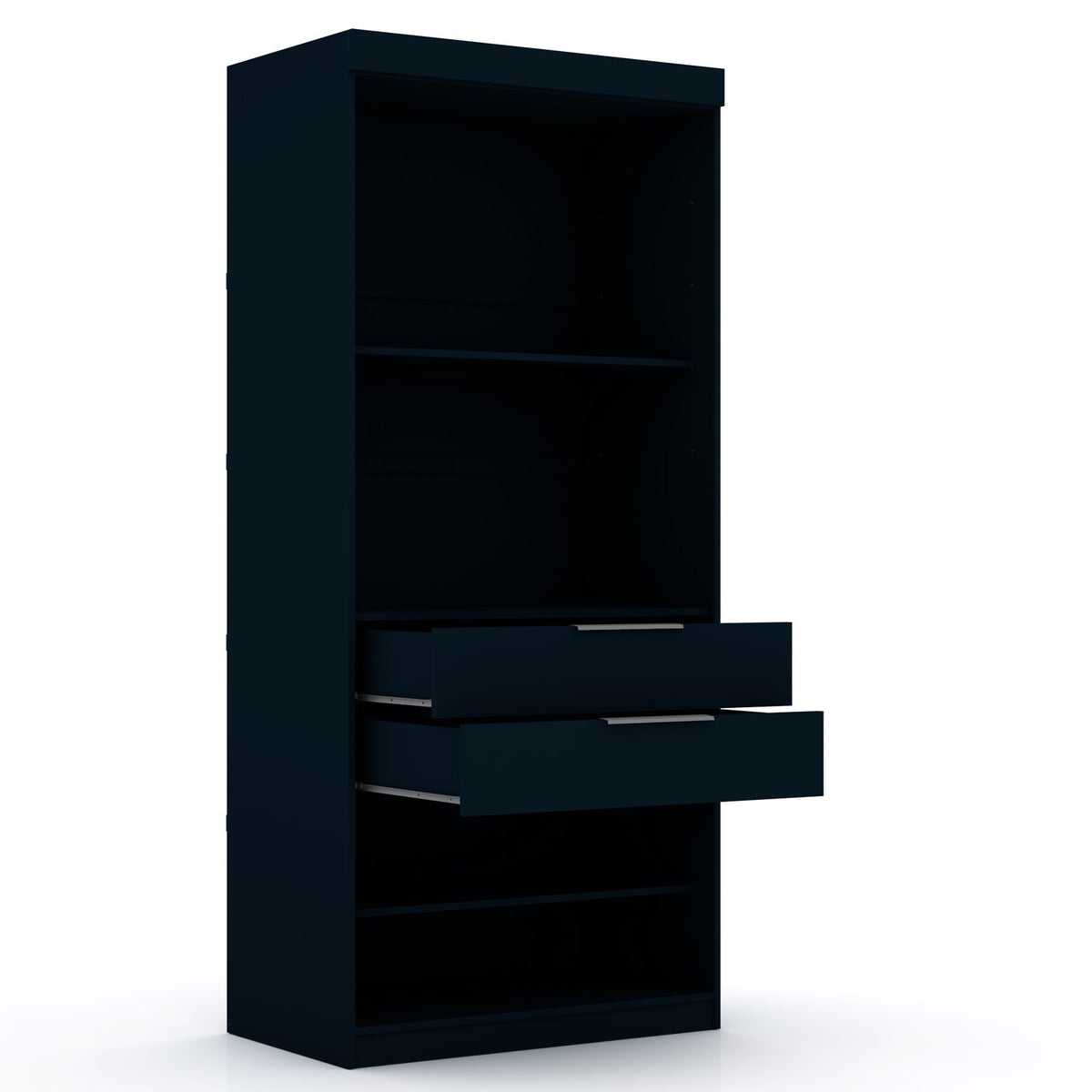 Manhattan Mulberry - Wardrobe Closet With Open Space