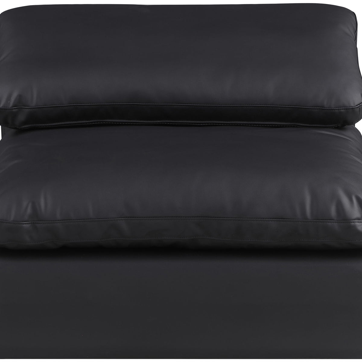 Comfy - Faux Leather Armless Chair