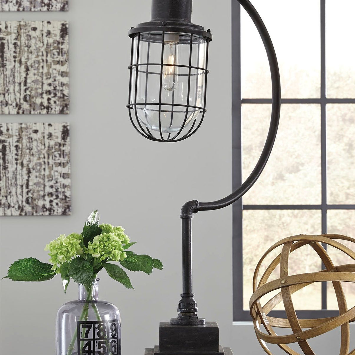 Jae - Metal Desk Lamp  - Antique Black