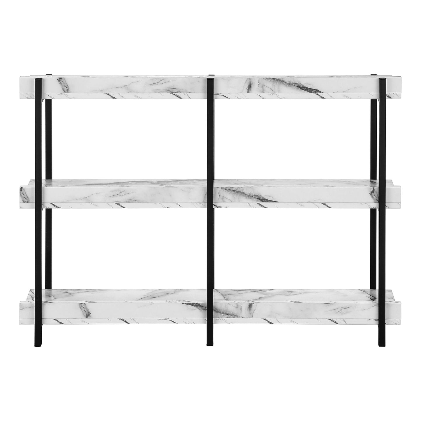 Accent Console Table For Entryway, 3 Tier Design