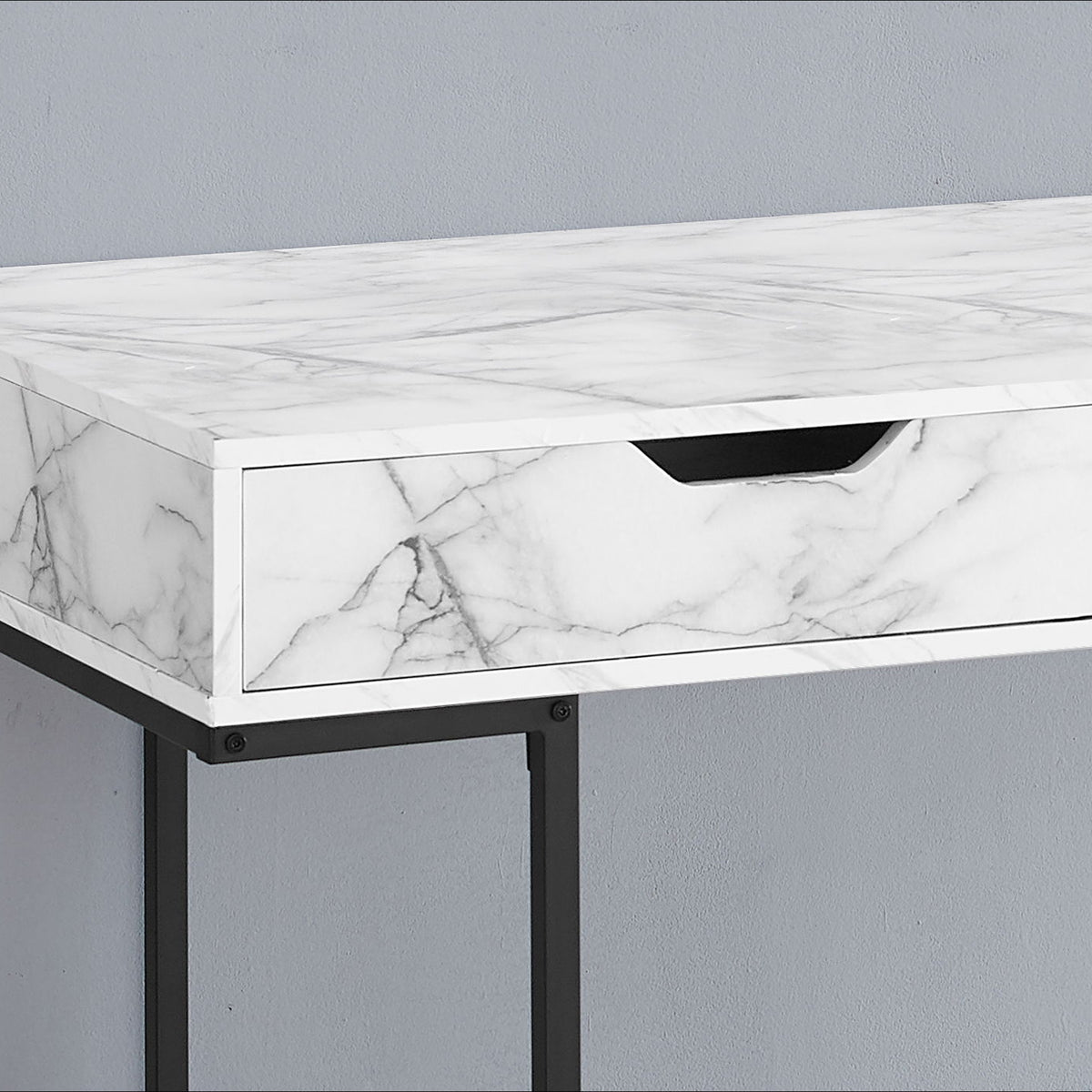 Computer Desk For Home Office, Laptop, Storage Drawers, Contemporary & Modern