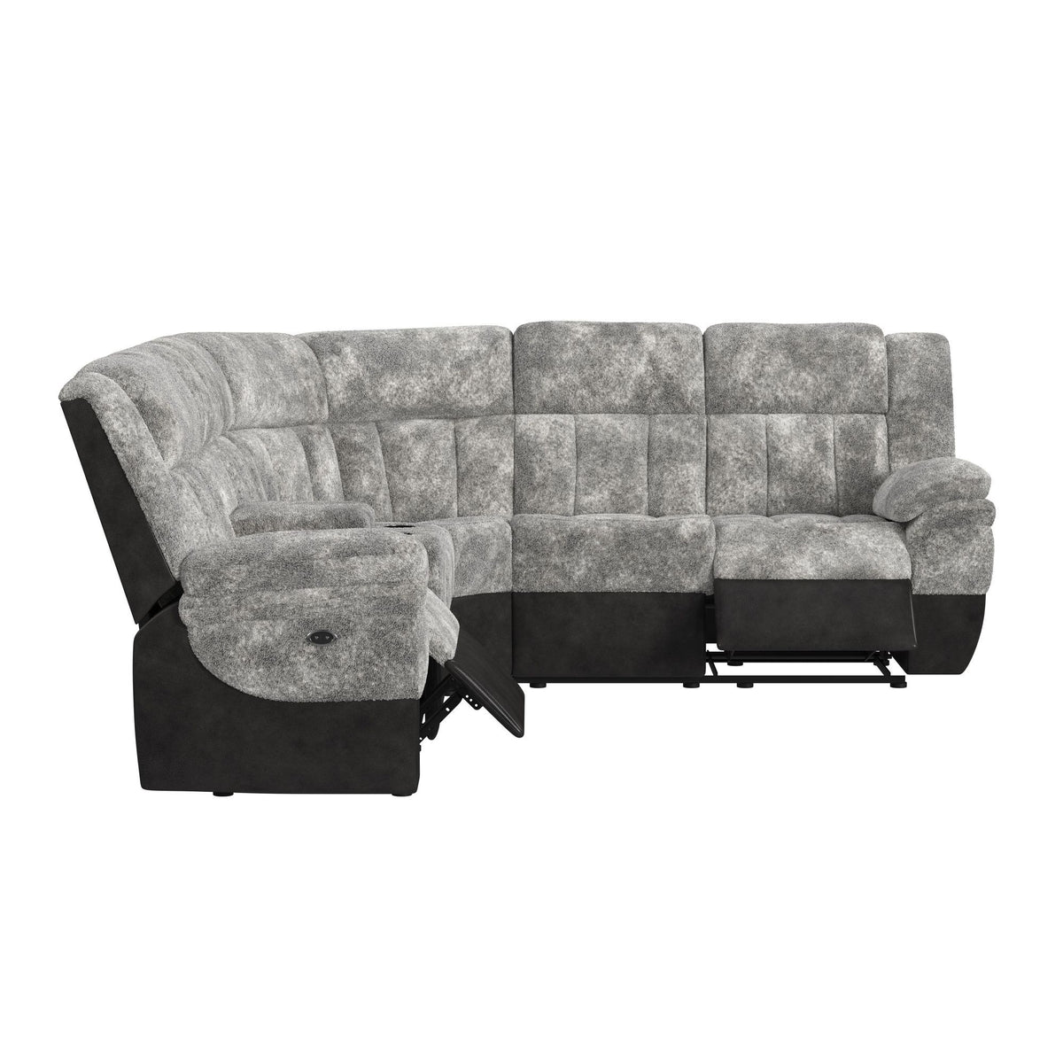 Santorini - LHF Power Motion Recliner - Dillon / Shire Steel