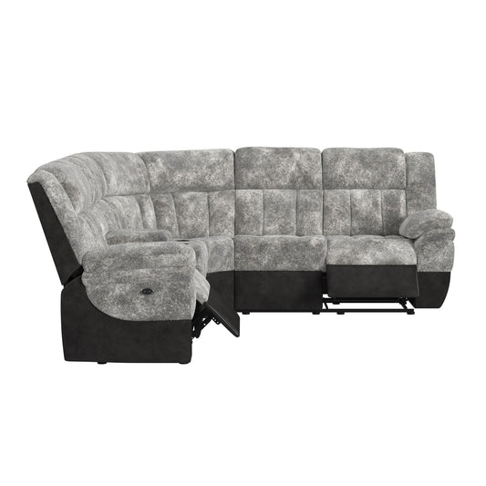 Santorini - RHF Power Motion Recliner - Dillon / Shire Steel