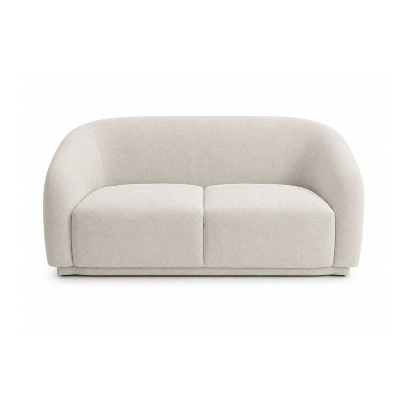 Yara - Distressed Chenille Loveseat - Sand