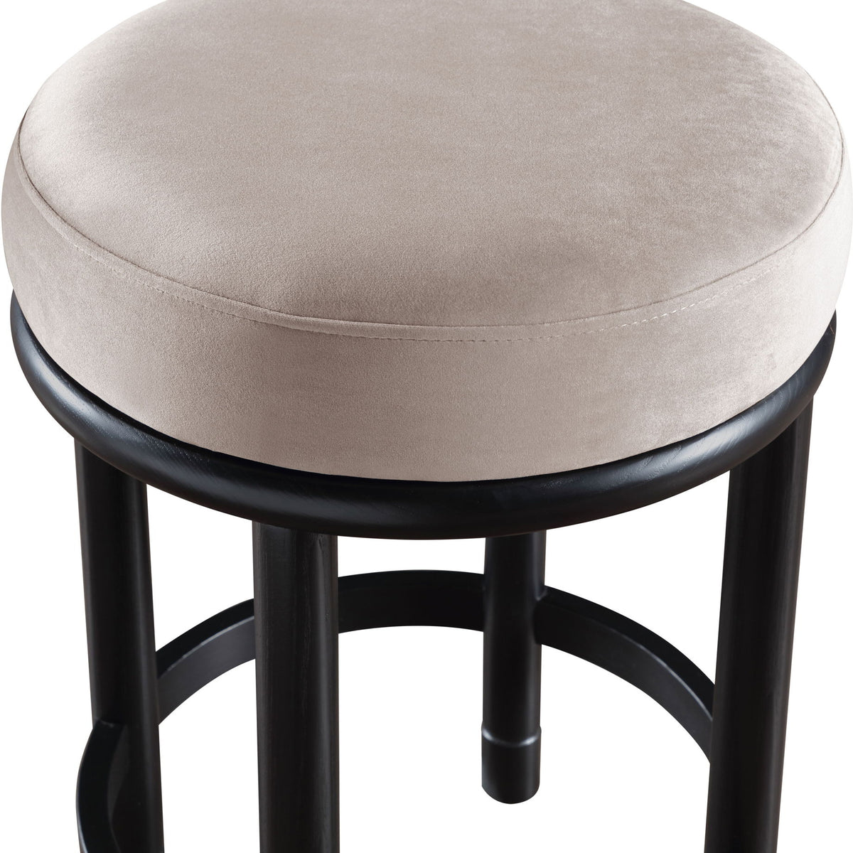 Monette - Counter Stool With Black Base